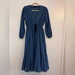 Hatch Maternity boho Embroidered Midi dress